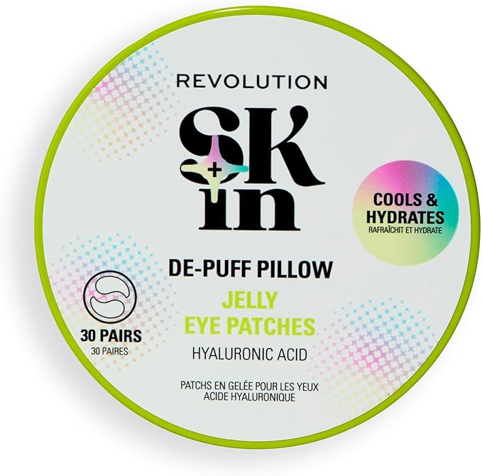 Revolution Skin De‑Puff Pillow Eye Patches