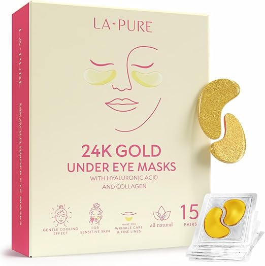 LA PURE 24K Gold Eye Treatment Mask