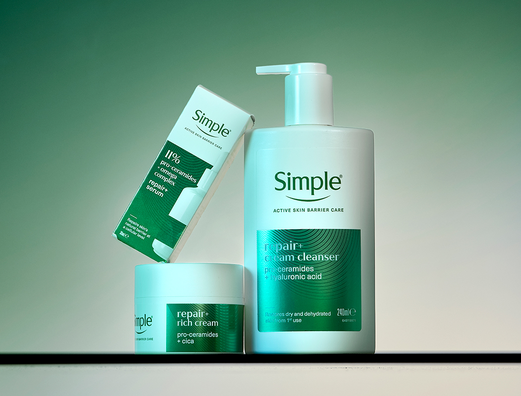 Simple launches new look, redefining its premium skincare range