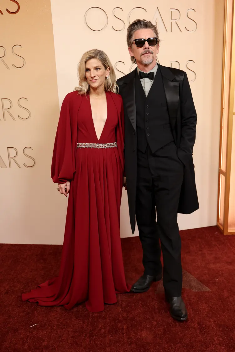 Ryan Hawke (L) and Ethan Hawke attend the 98th Oscars.Arturo Holmes / Getty Images / AFP