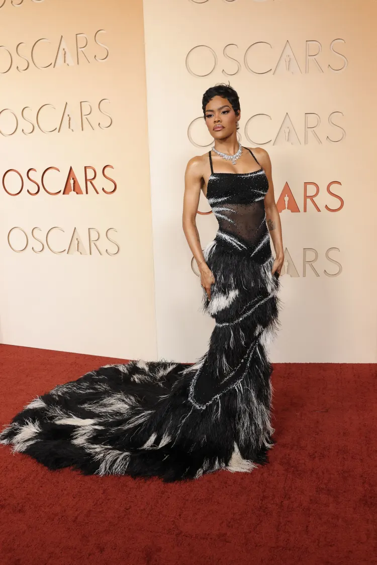 Teyana Taylor attends the 98th Oscars.Mike Coppola / Getty Images / AFP