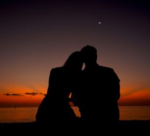 a couple sitting together