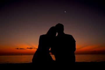 a couple sitting together