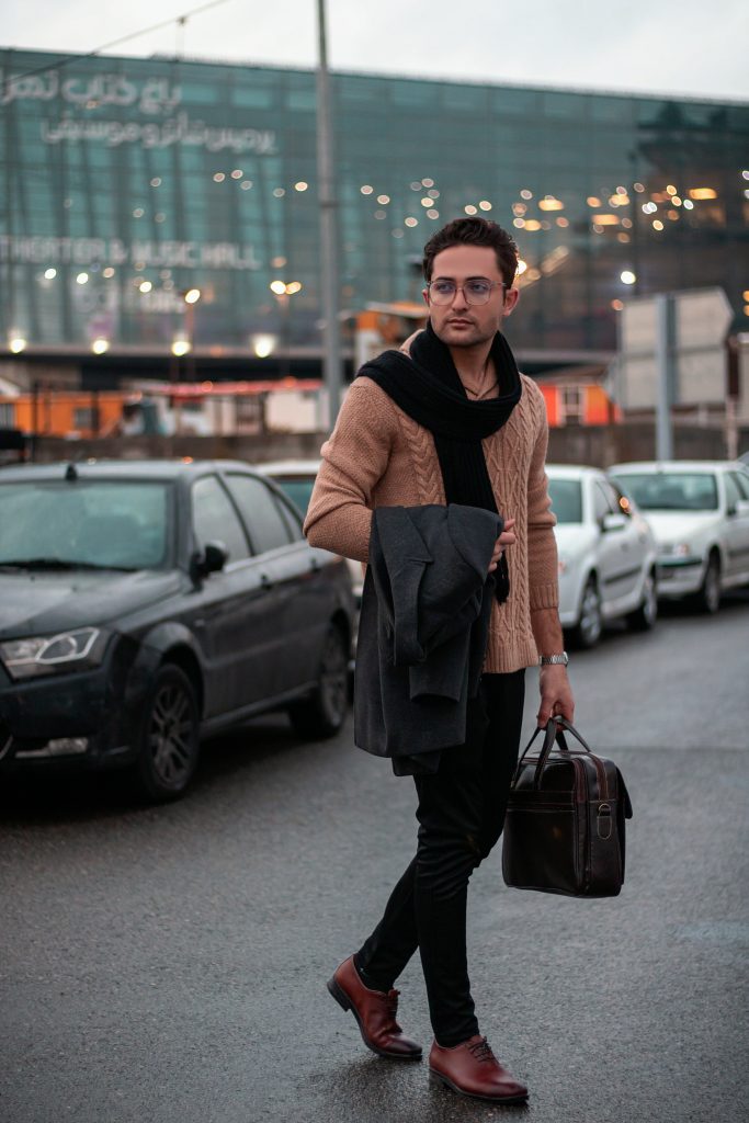 Teal, mint, muted yellow, and dusty pink appear as accents in knitwear, scarves, or accessories